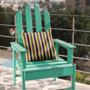 Zeemacht en gele strepen kussen