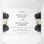 Zeemacht en without drieluik uitnodiging (Binnenkant midden)