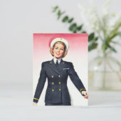  zeemacht verpleegkorps Tweede Wereldoorlog Briefkaart (Staand voorkant)