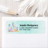 Zeemachtigen en kwallen onder de Waterverf van de Etiket (Insitu)