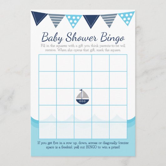 Zeeman Baby Bingo Spelkaart Programma (Voorkant)