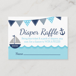 Zeeman Babyshower – Luier Raffle Kaart Plaatskaartje