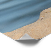 Zeeman loopt op het strand poster (Hoek)