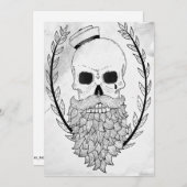 Zeeman Schedel Halloween Kaart (Voorkant / Achterkant)