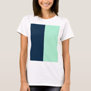 Zeemanblauw en Mint T-shirt