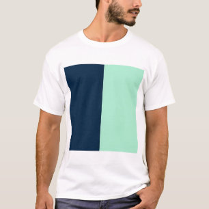 Zeemanblauw en Mint T-shirt