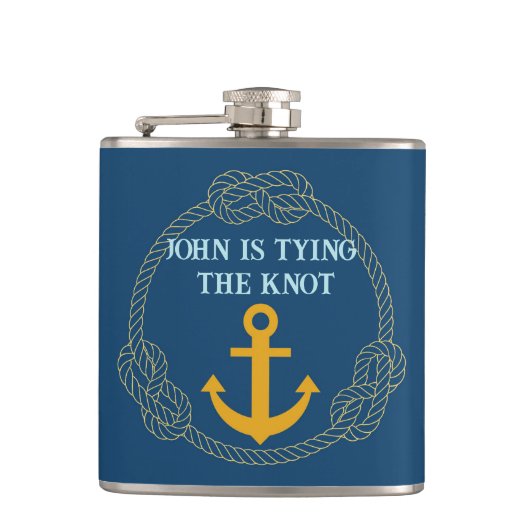 Zeemans Afscheid Heupfles (Voorkant)