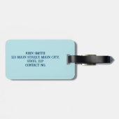 Zeemans Avond Bagagelabel (Achterkant horizontaal)