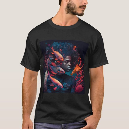 Zeemeerman in rust t-shirt (Voorkant)