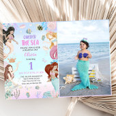Zeemeermin 1e Verjaardag Oneder Het Zee Feest Kaart
