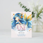 Zeemeermin 1e verjaardag Sprookje Verjaardag (Staand voorkant)