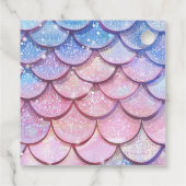 Zeemeermin 5e verjaardag Duik in Vijf Bedankjes Labels (Achterkant)