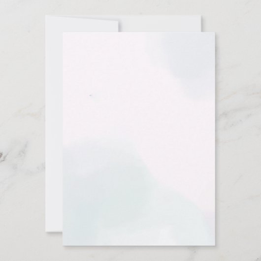 Zeemeermin 5e verjaardag duik naar vijf feest kaart (Achterkant)