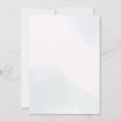 Zeemeermin 6e verjaardag meisje splish splash part kaart (Achterkant)