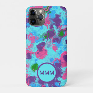 Zeemeermin Abstract Splatter iPhone 11 Pro Hoesje
