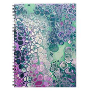 Zeemeermin Acrylzuur, kleurrijk Abstract Notitieboek