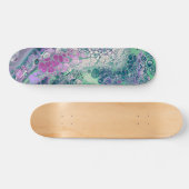 Zeemeermin Acrylzuur, kleurrijk Abstract Skateboard (Horizontaal)
