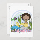 Zeemeermin - Afrikaanse Amerikaanse overhemden en Briefkaart (Voorkant / Achterkant)