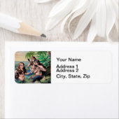 Zeemeermin Antiek Magic Nautische Oceaan Etiket (Insitu)