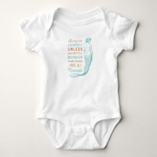 Zeemeermin Baby Body Romper
