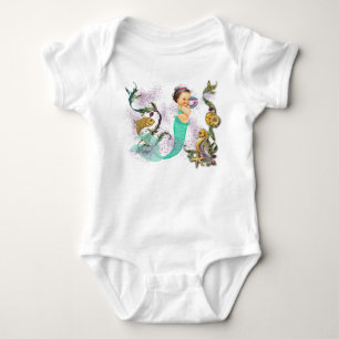 Zeemeermin Baby Romper
