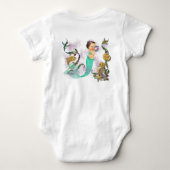 Zeemeermin Baby Romper (Achterkant)