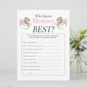 Zeemeermin baby shower onder de zee kaart (Staand voorkant)