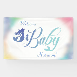 Zeemeermin Baby shower Onder het Zee Spandoek