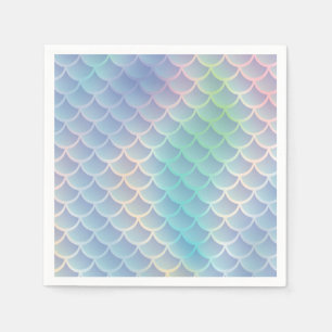 Zeemeermin Baby shower onder Zee pasta Servet