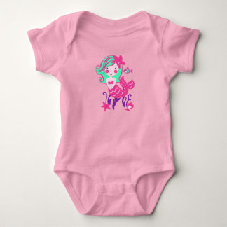 Zeemeermin Babygroei voor Pasgeboren Meisjes Romper