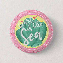 Zeemeermin Badge - AC Ronde Button 5,7 Cm