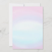 Zeemeermin Bash onder het Zee 1e verjaardag Kaart (Achterkant)