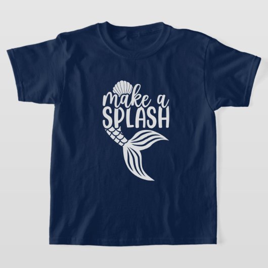 Zeemeermin Beach | Maak een splash T-shirt (Laagn)
