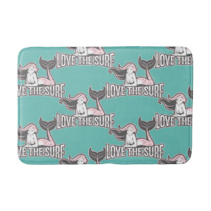 Zeemeermin Blauw Badmat