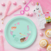 Zeemeermin Bord 23cm (Feest)