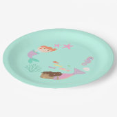 Zeemeermin Bord 23cm (Gekanteld)