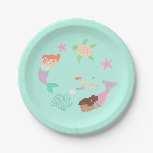 Zeemeermin Bord 7" (Voorkant)