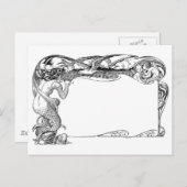 Zeemeermin Briefkaart (Voorkant / Achterkant)