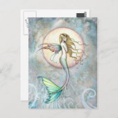 Zeemeermin Briefkaart van Molly Harrison (Voorkant / Achterkant)