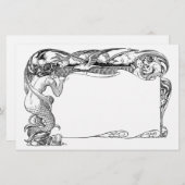 Zeemeermin Briefpapier (Voorkant / Achterkant)