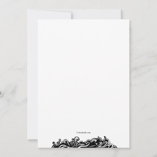 Zeemeermin Bubble Kaart (Achterkant)