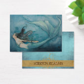 Zeemeermin cadeau Label Visitekaartje (Bureau)