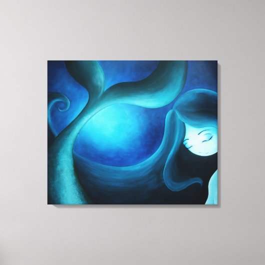 Zeemeermin canvas afdruk (Voorkant)