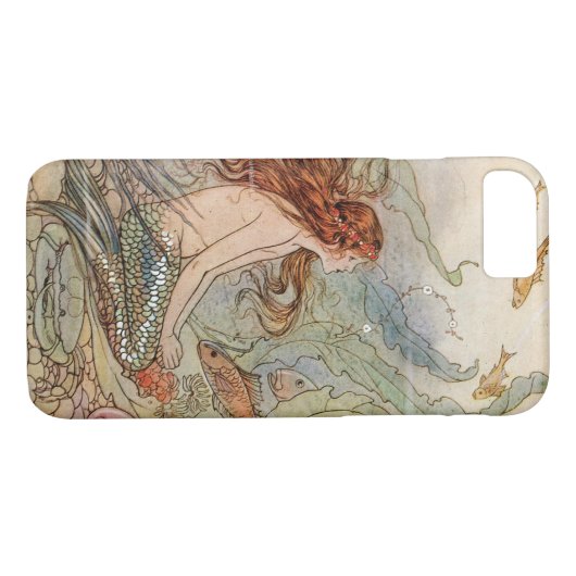  zeemeermin Case-Mate iPhone case (Achterkant (Horizontaal))