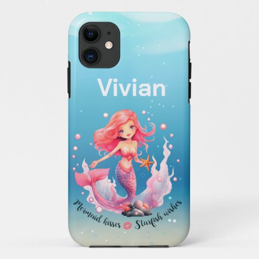 zeemeermin Case-Mate iPhone case (Achterkant)
