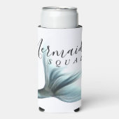 Zeemeermin Crew Aqua | Mint Seafoam Luxe Bridal Pa (Seltzer Voorkant)