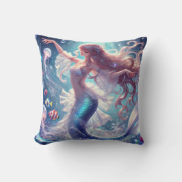 Zeemeermin Dancer Square Pillow Kussen