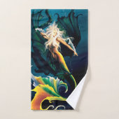 Zeemeermin Dragon Fantasy Blue Bad Handdoek (Handdoek)