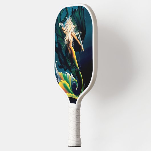 Zeemeermin Dragon Fantasy Blue Pickleball Paddle (Links)
