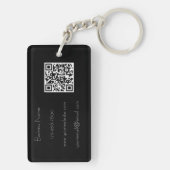 Zeemeermin Dragon Fantasy Blue Sleutelhanger (achterkant)